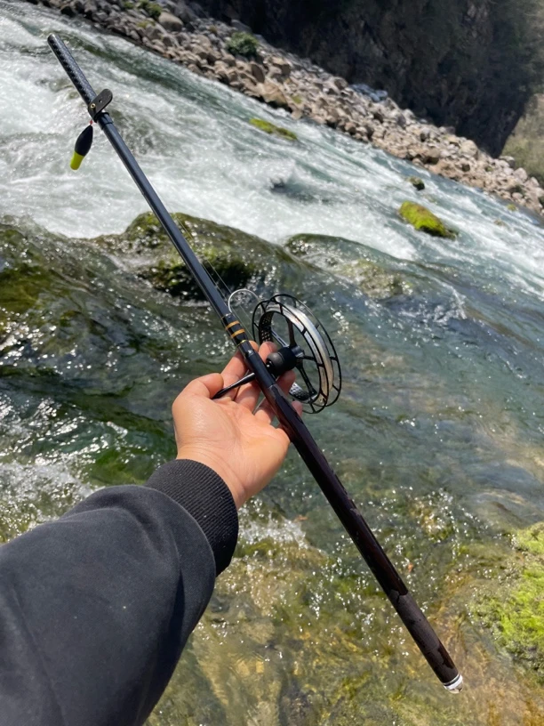 （江川道. 洵）盘车竿28调溪流竿冲钓竿收长72元经13长3.9重117