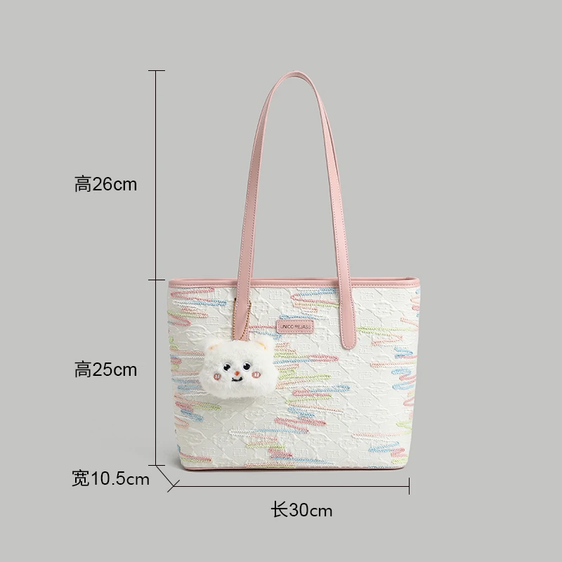 [浅漾星光]百搭大容量通勤单肩托特包-8047