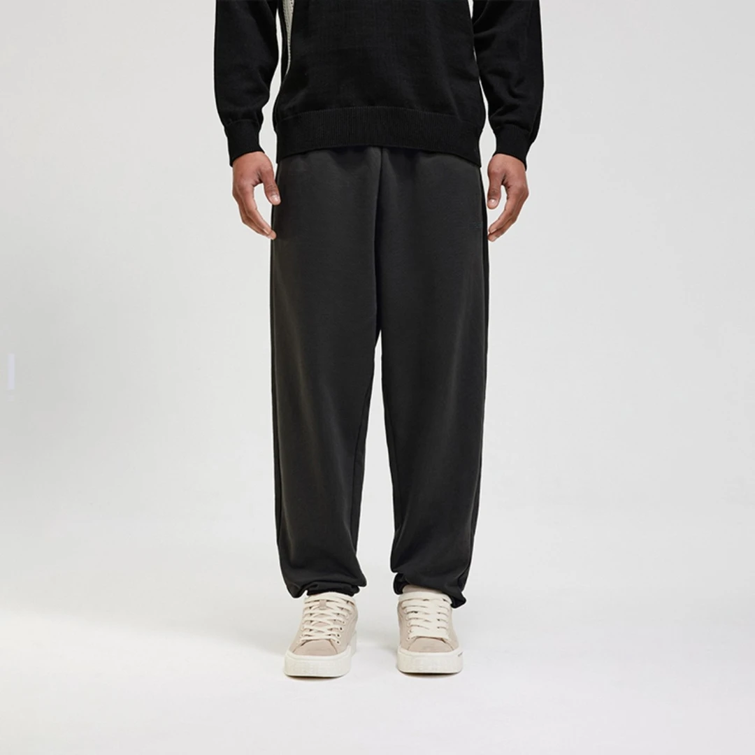 E01(ST)-52362-BON基础印花束脚卫裤