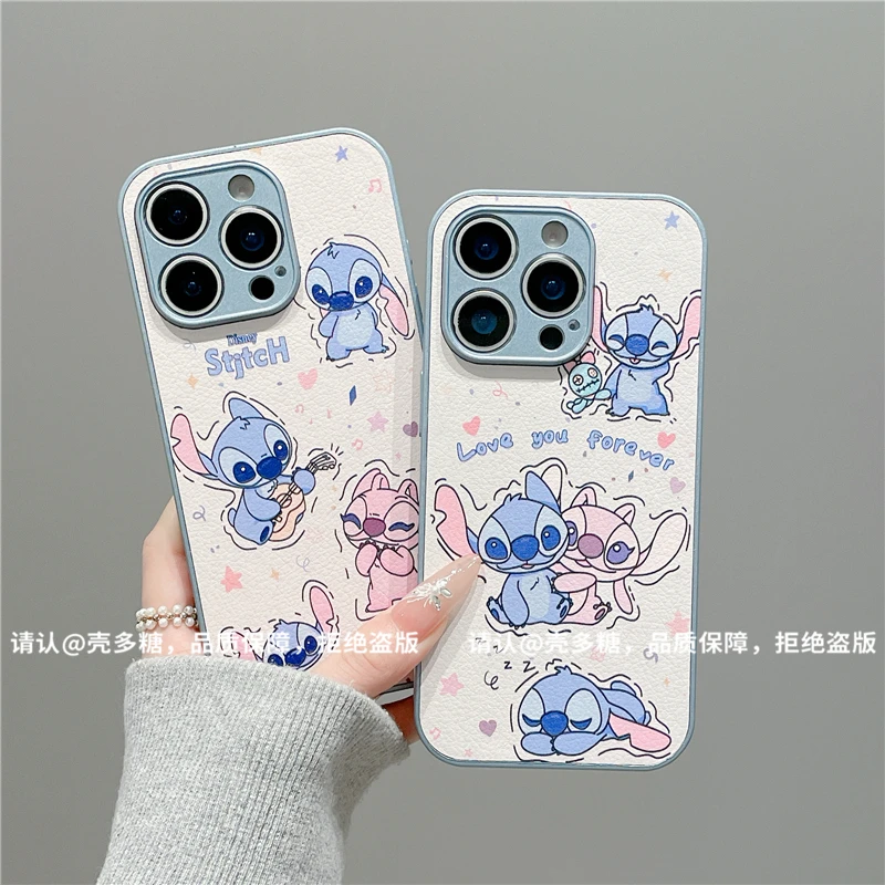 金属漆皮纹适用苹果17/iPhone/华为荣耀/OPPO/VIVO/小米/手机壳潮