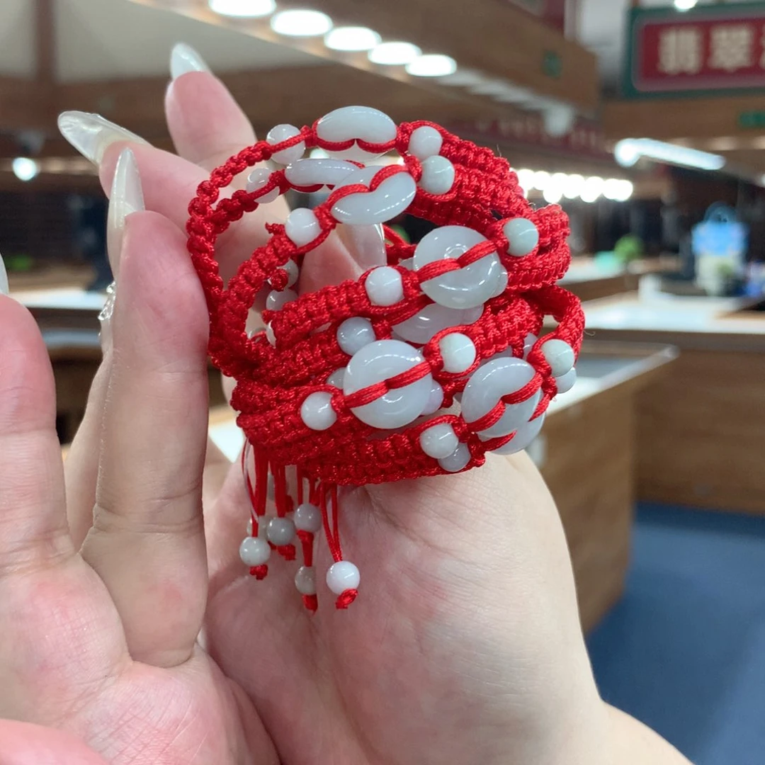 翡翠手链未镶嵌多样性发一