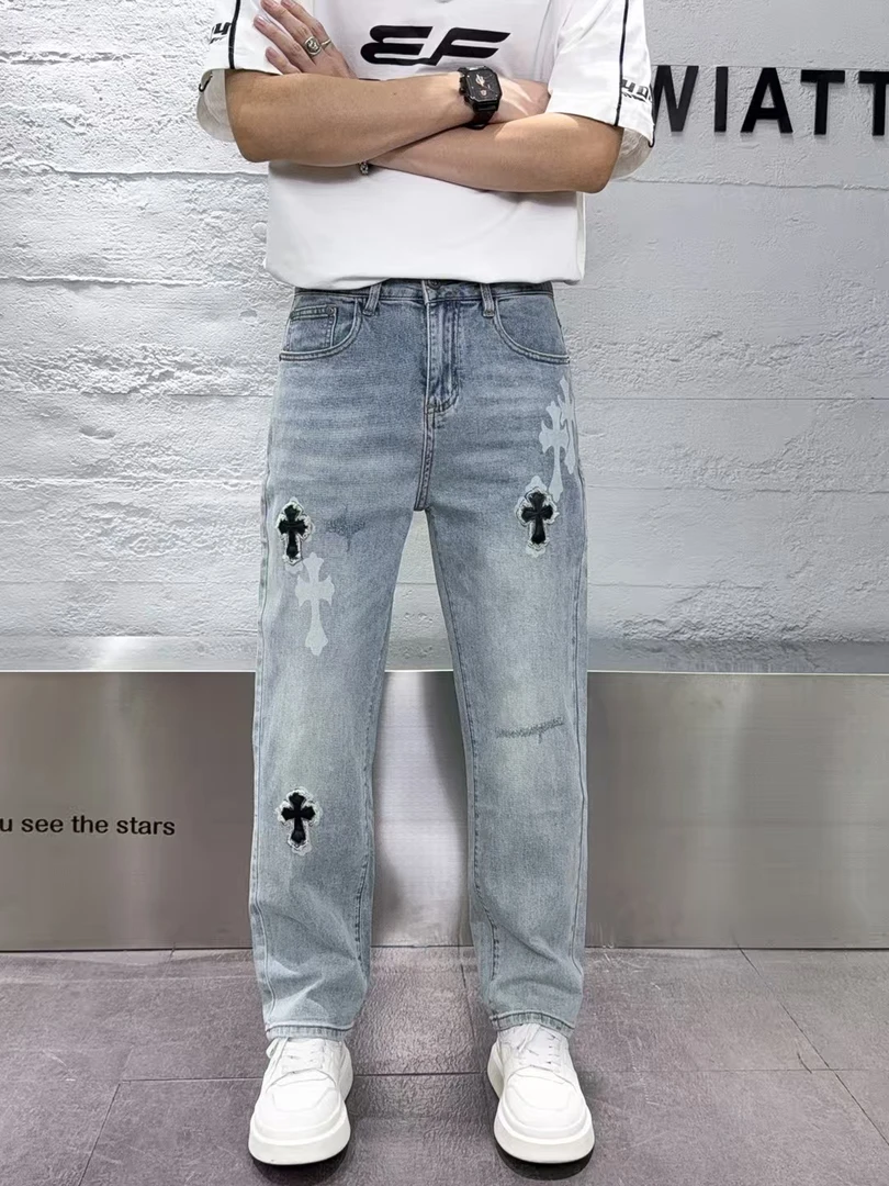 2025夏季清凉百搭男生ins刺绣短裤运动透气