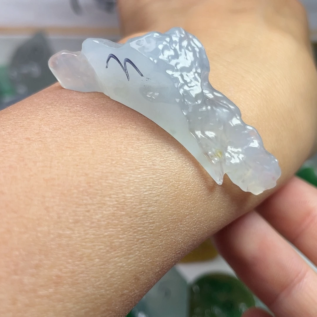 定制翡翠未镶嵌翡翠一个冰种完美