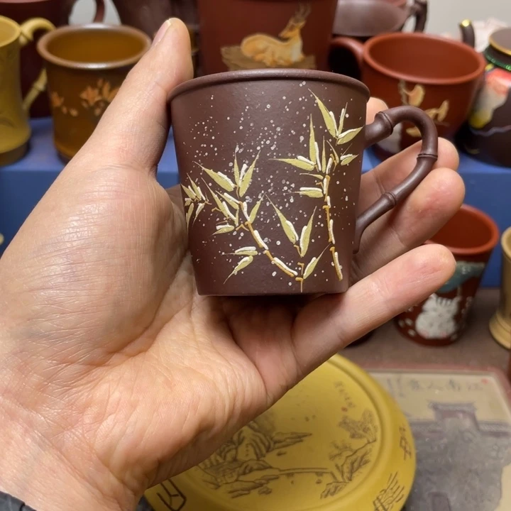 紫砂茶杯紫砂主人杯