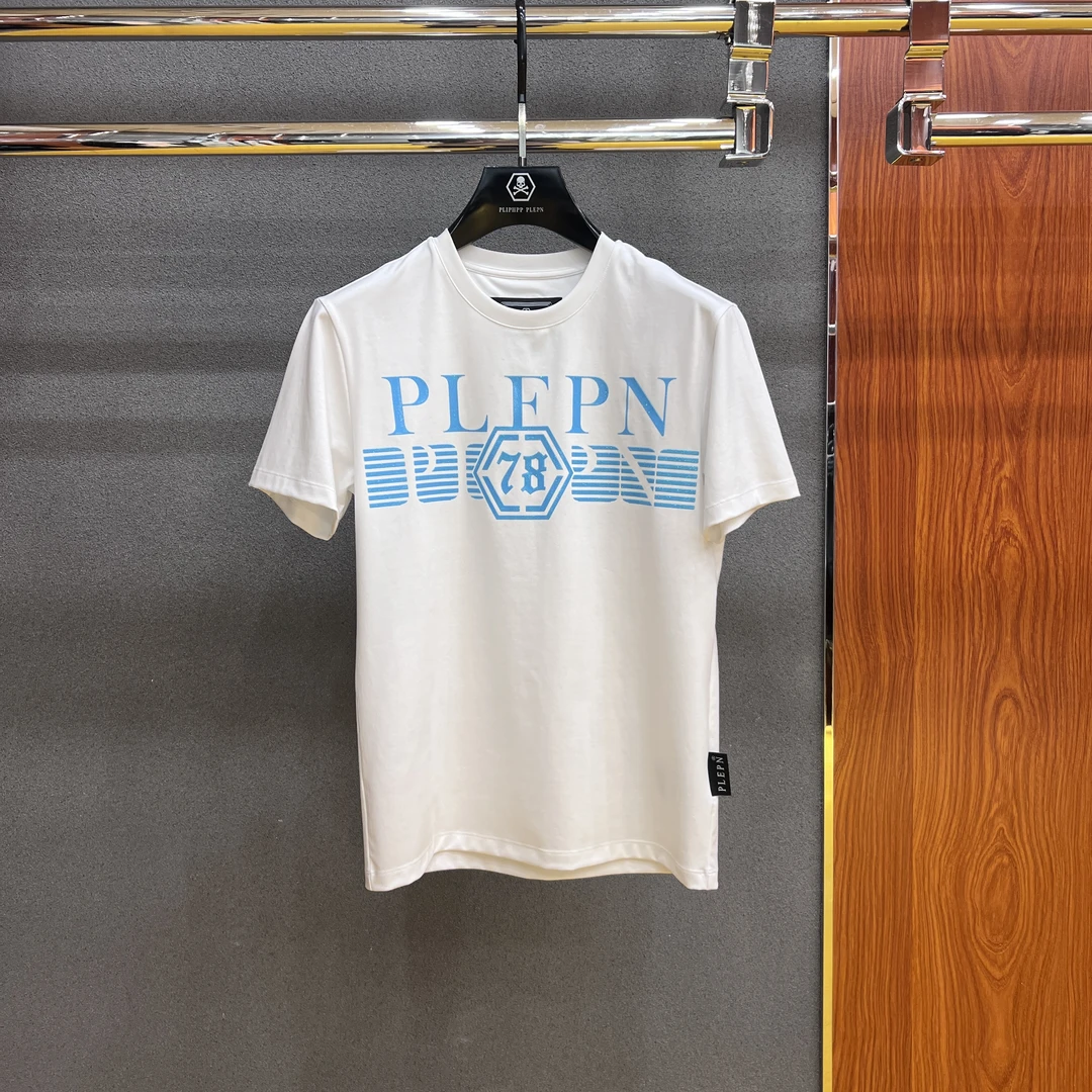 PLIPHPP PLEPN冰蓝迪经典78时尚高端弹力T恤潮流轻奢半袖上衣1688