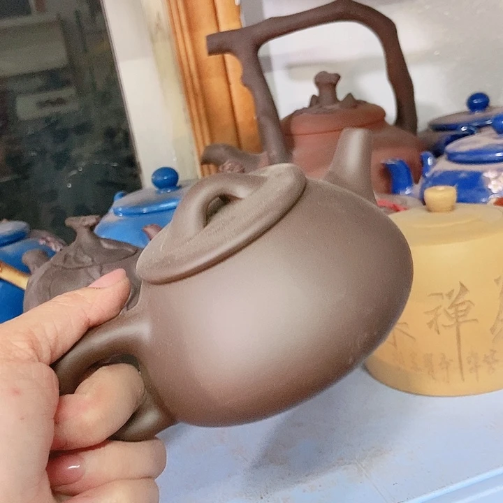 紫砂茶杯宜兴紫砂全手工制作