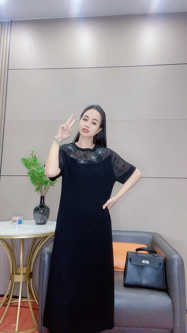 3757 新款针织打底裙大码女装连衣裙