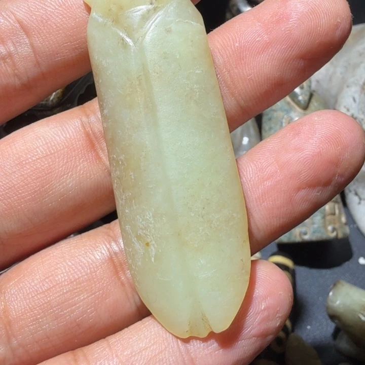 拙***堂和田玉未镶嵌车挂