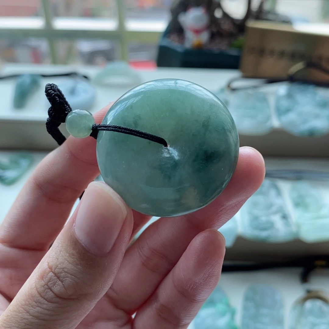 【闪购商品】颈饰未镶嵌翡翠周**姐天然缅甸A货翡翠