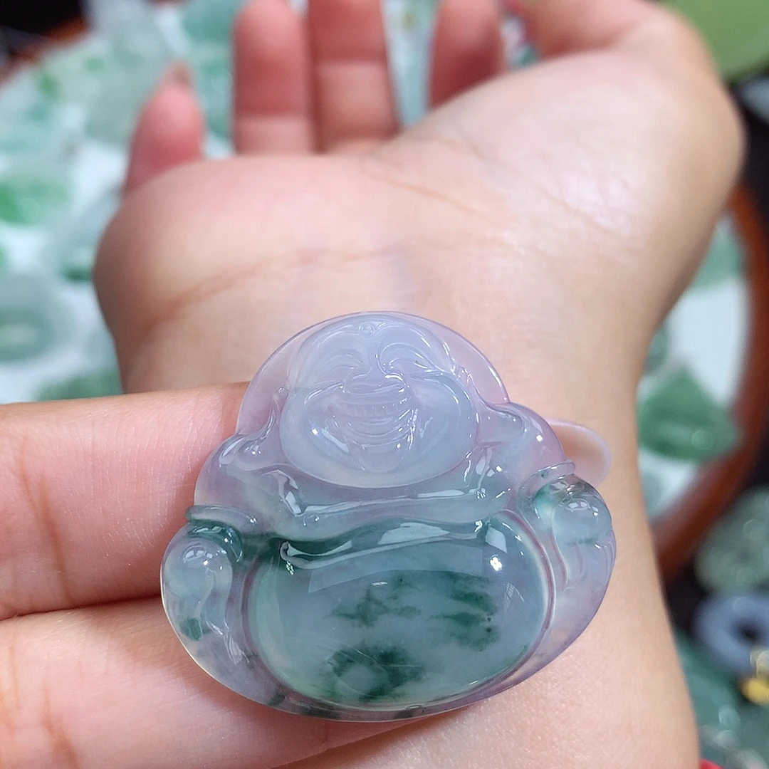 颈饰未镶嵌翡翠佛公