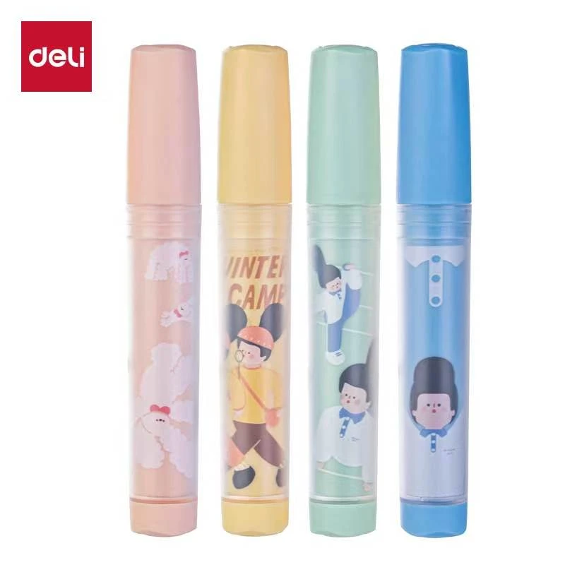 得力SK194下腰女孩柔彩IP荧光笔 柔绘笔