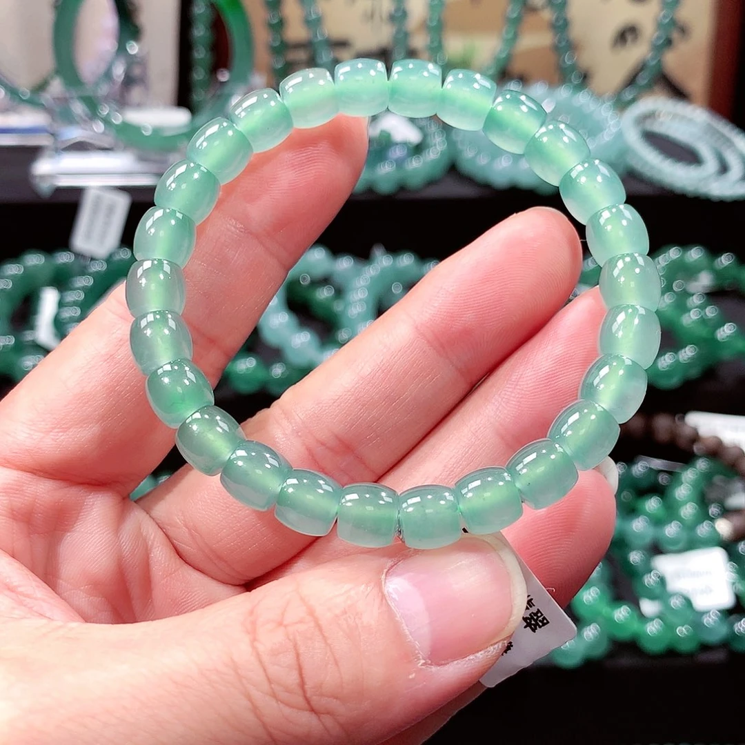 翡翠未镶嵌手链卡8