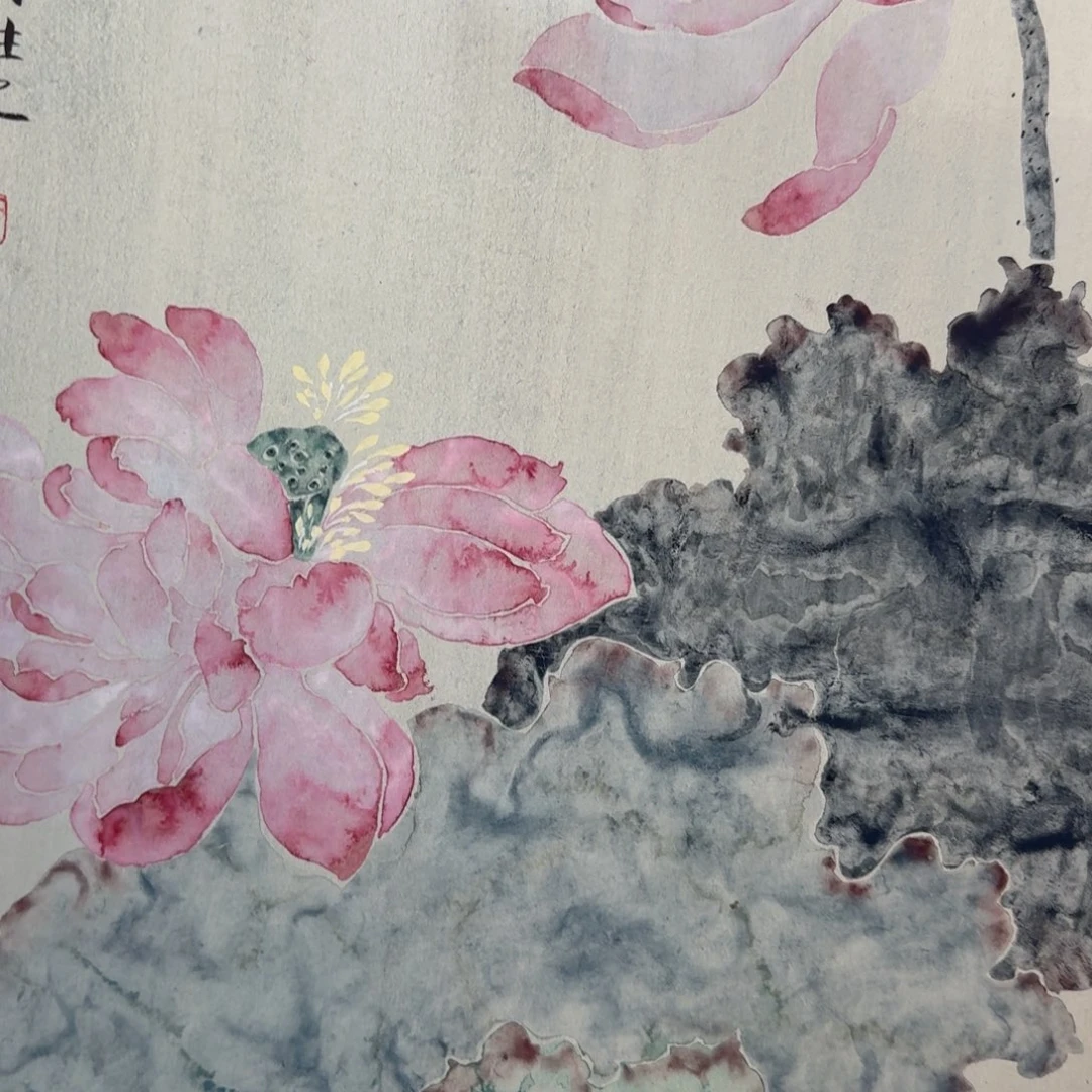 国画国画作品山水花鸟