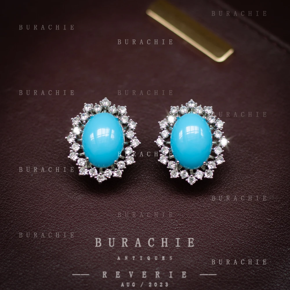 铜合金仿水晶耳饰 【3456】周年珍藏英｜经典原标克拉款CrownFrett