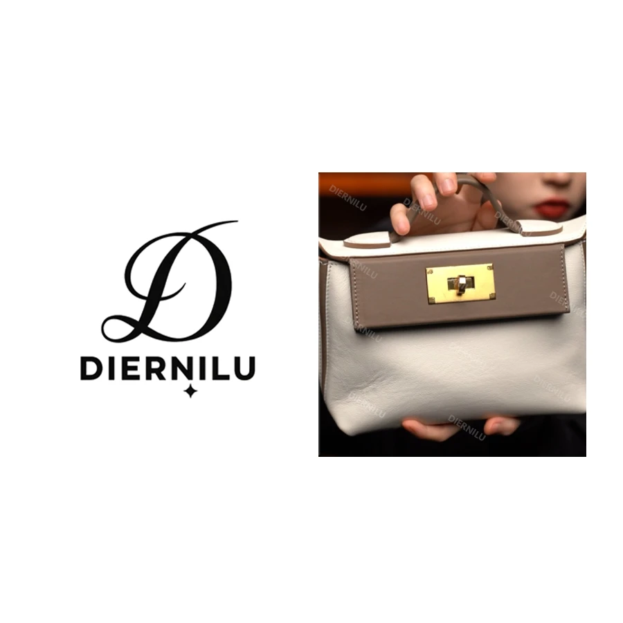 【DIERNILU】-21cm-原创高定真皮包-H1327