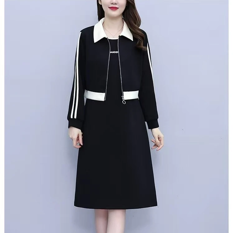 EY5A330女士休闲时尚两件套连衣裙