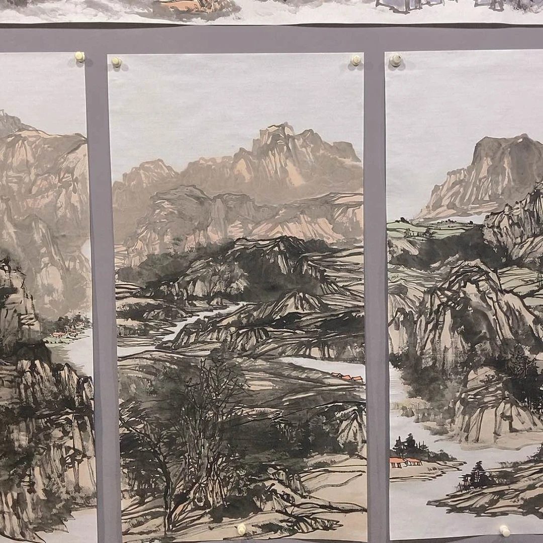 国画刘加强老师作品