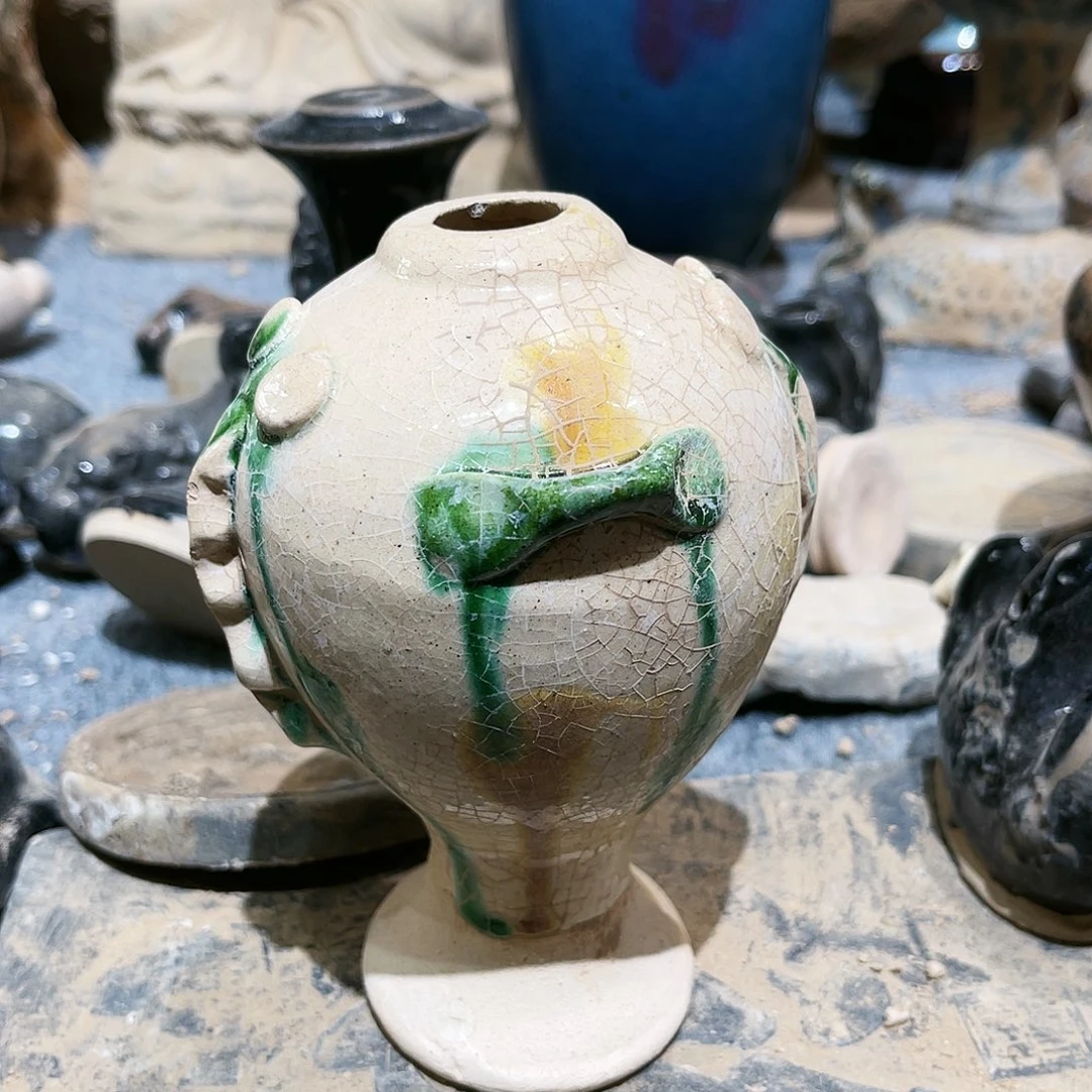 瓦当的摆件文化茶台