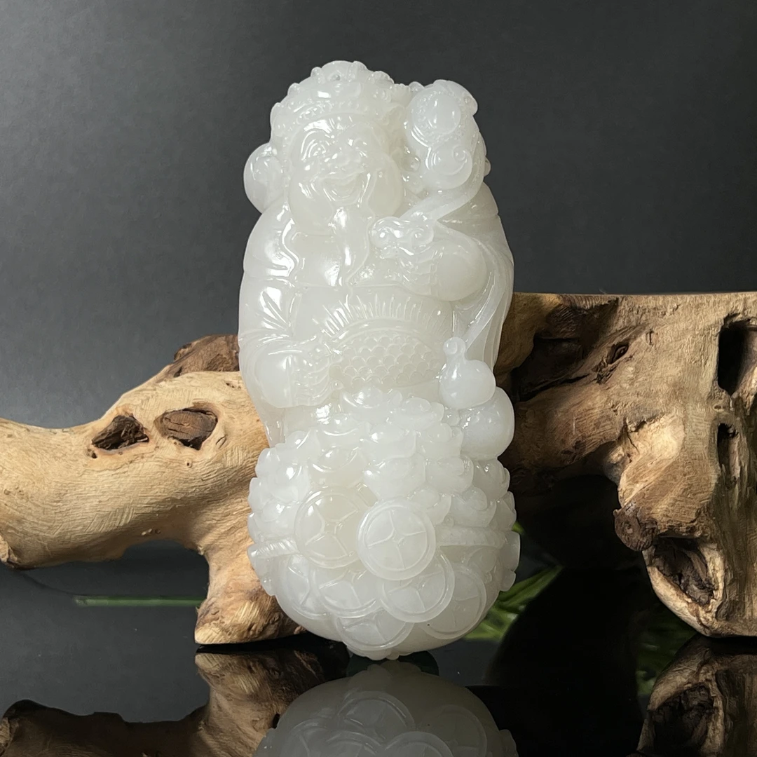 1221GC6685和田玉把件