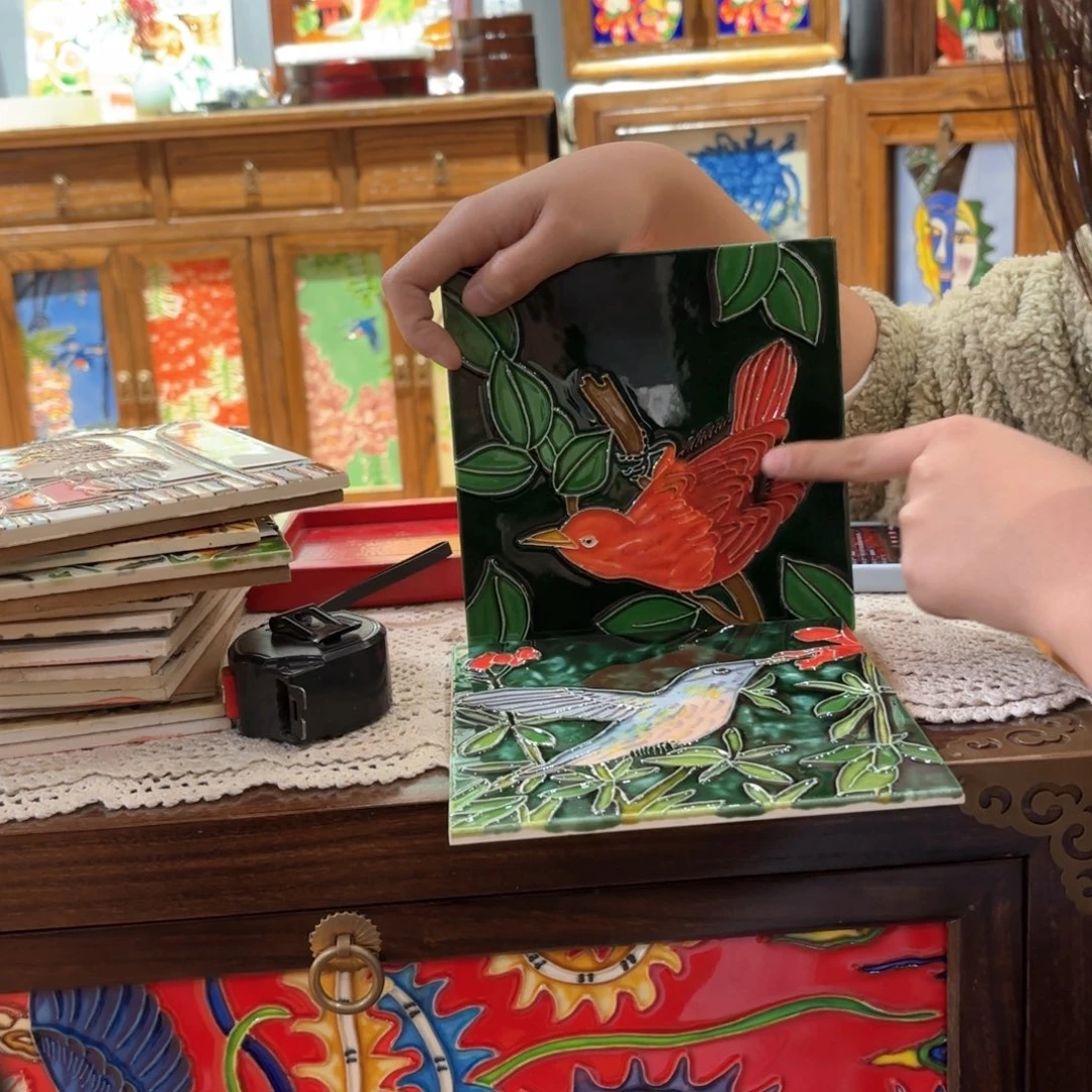 手工艺品琉璃15.15微瑕福利款一对