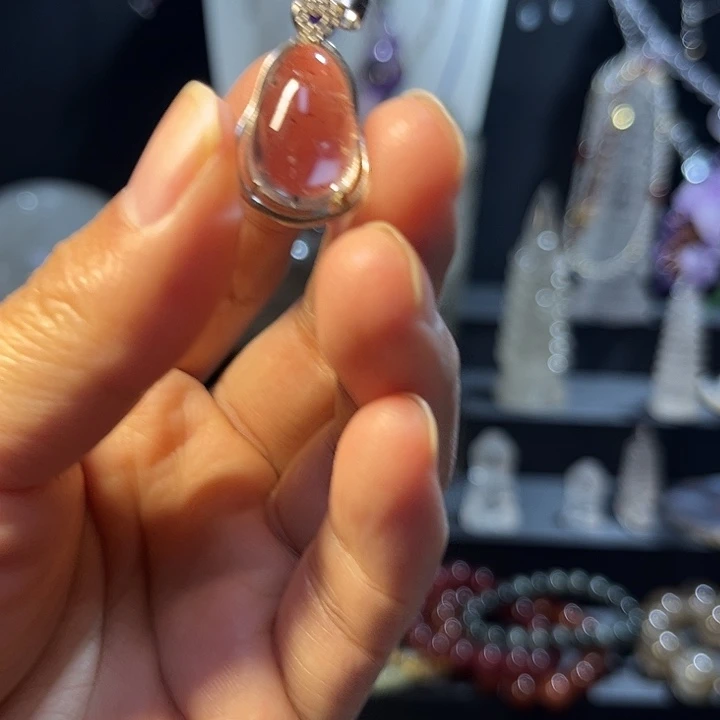 颈饰未镶嵌水晶天然超七