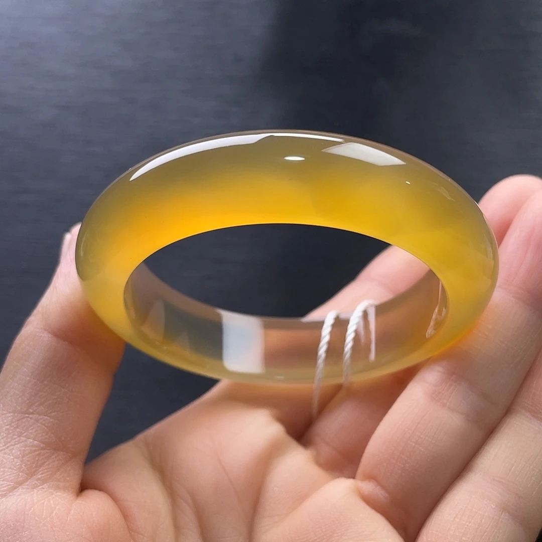 玛瑙/玉髓未镶嵌手镯52圈口