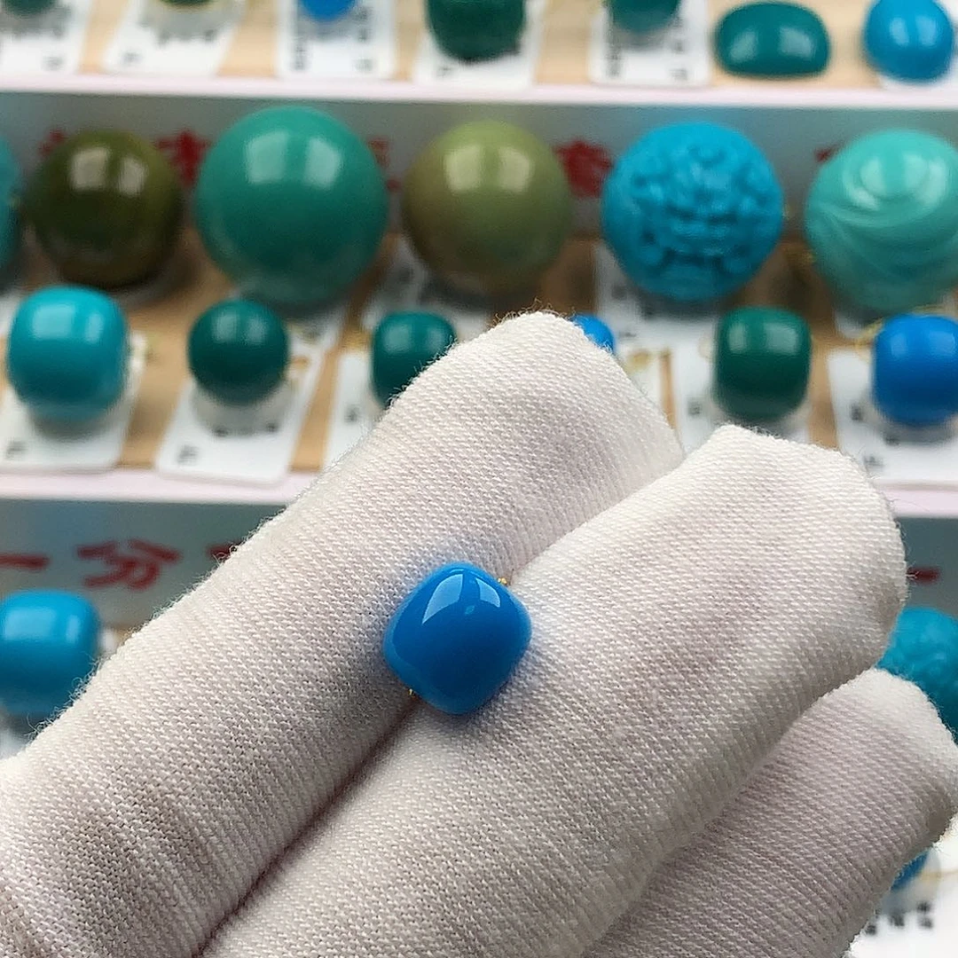 绿松石未镶嵌配饰8.4-8.8