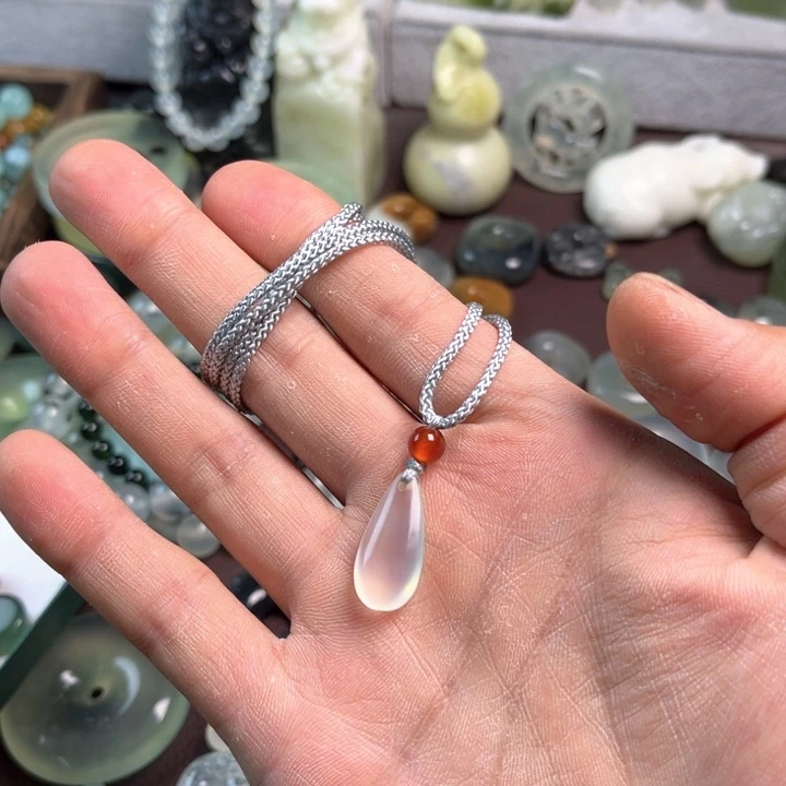 蛇纹石玉未镶嵌挂件