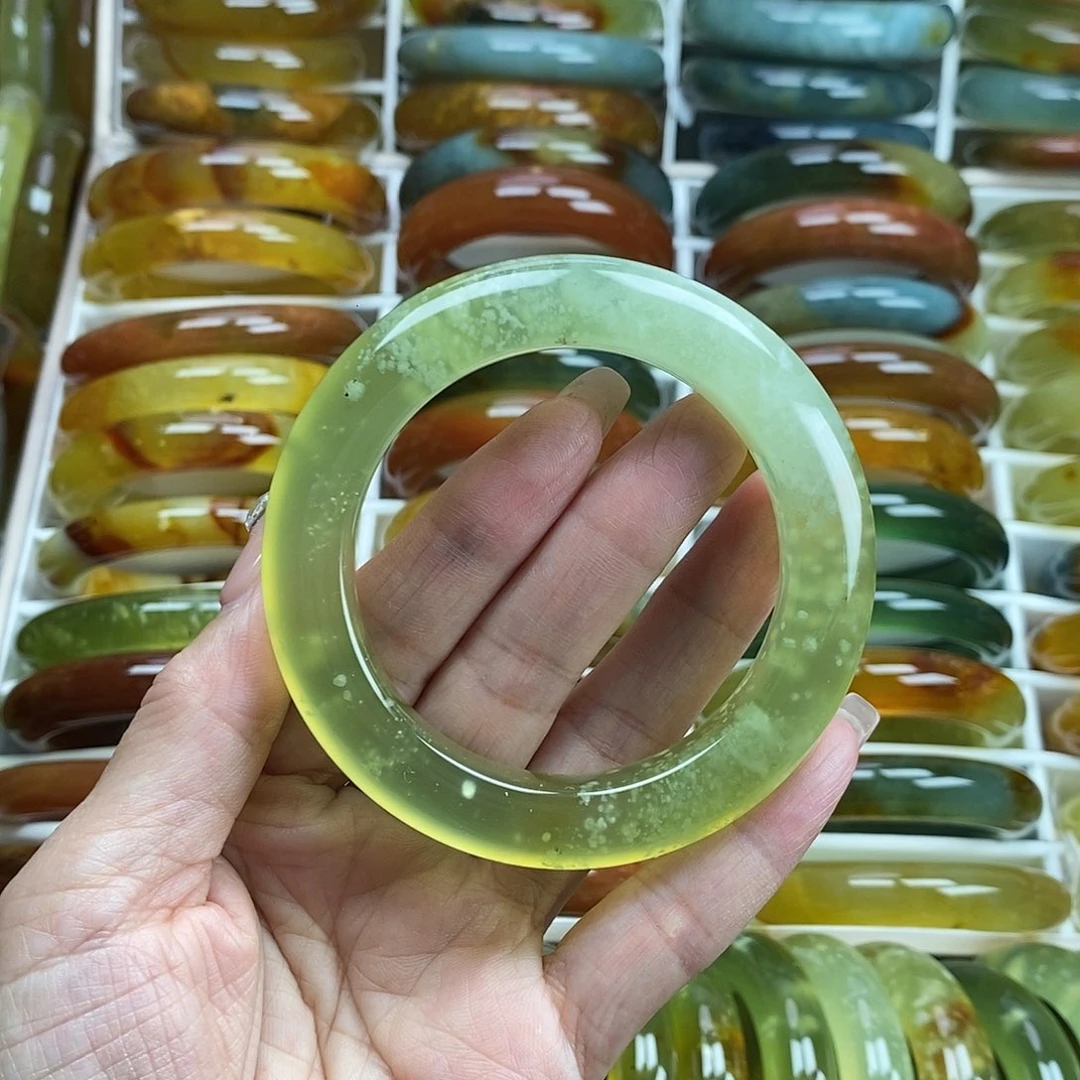 未镶嵌蛇纹石玉手镯56