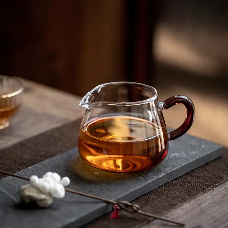 迷你小号可加热分茶器公道杯家用高档手工加厚分茶器耐高温茶海