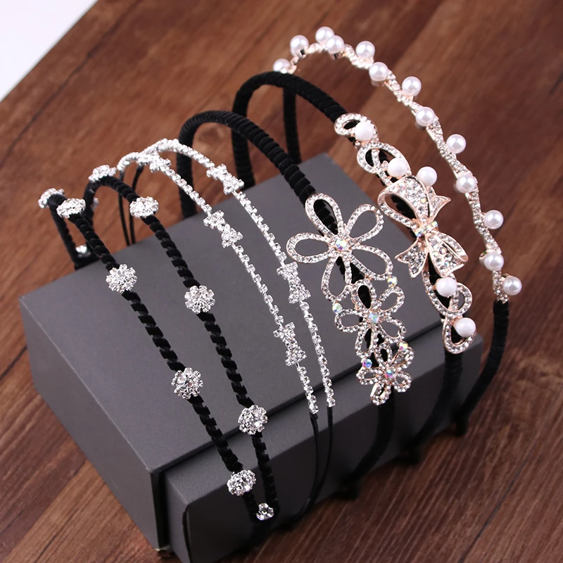 珍珠发箍女2025新款高端儿童头箍水钻发卡女款压发圈发夹头饰女童