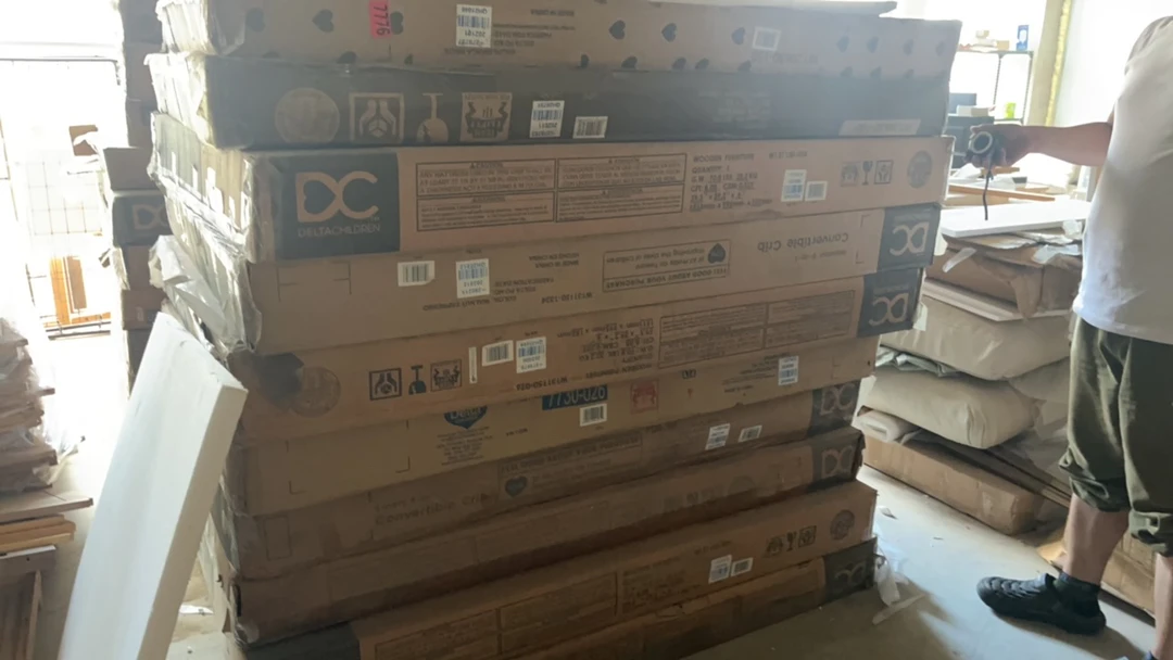 婴儿床盲拍瑕疵无售后木工7776