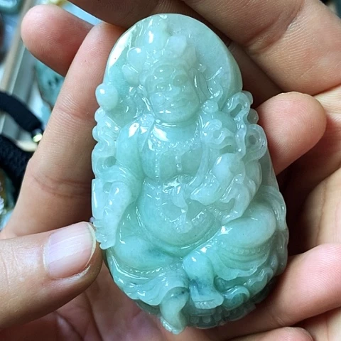 颈饰未镶嵌翡翠福豆豆珠宝翡翠颈饰