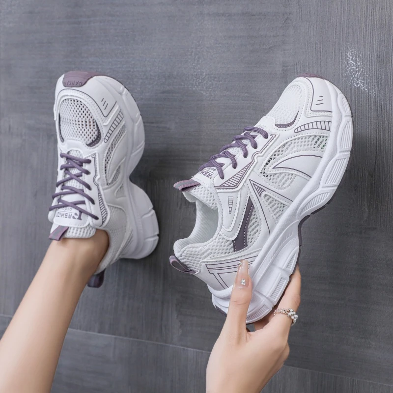 老爹鞋运动鞋显脚小网红透气薄款学生老爹鞋鞋子女鞋跑步百搭款