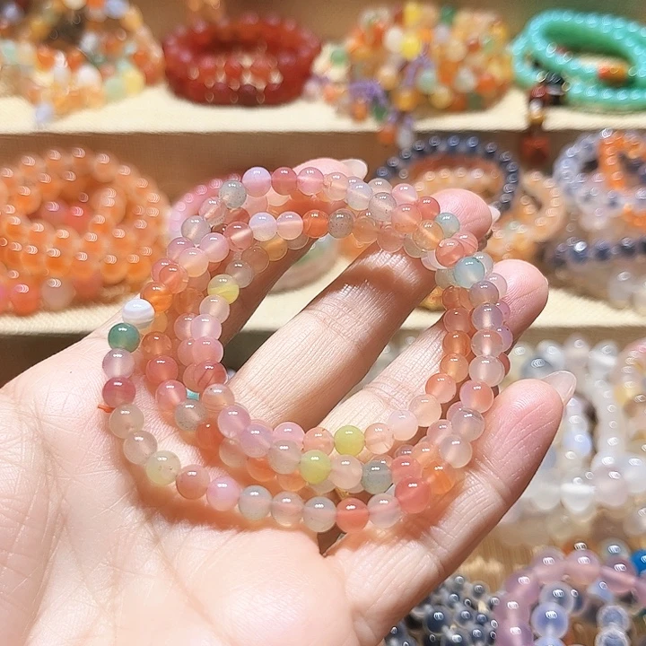 玛瑙/玉髓未镶嵌手链