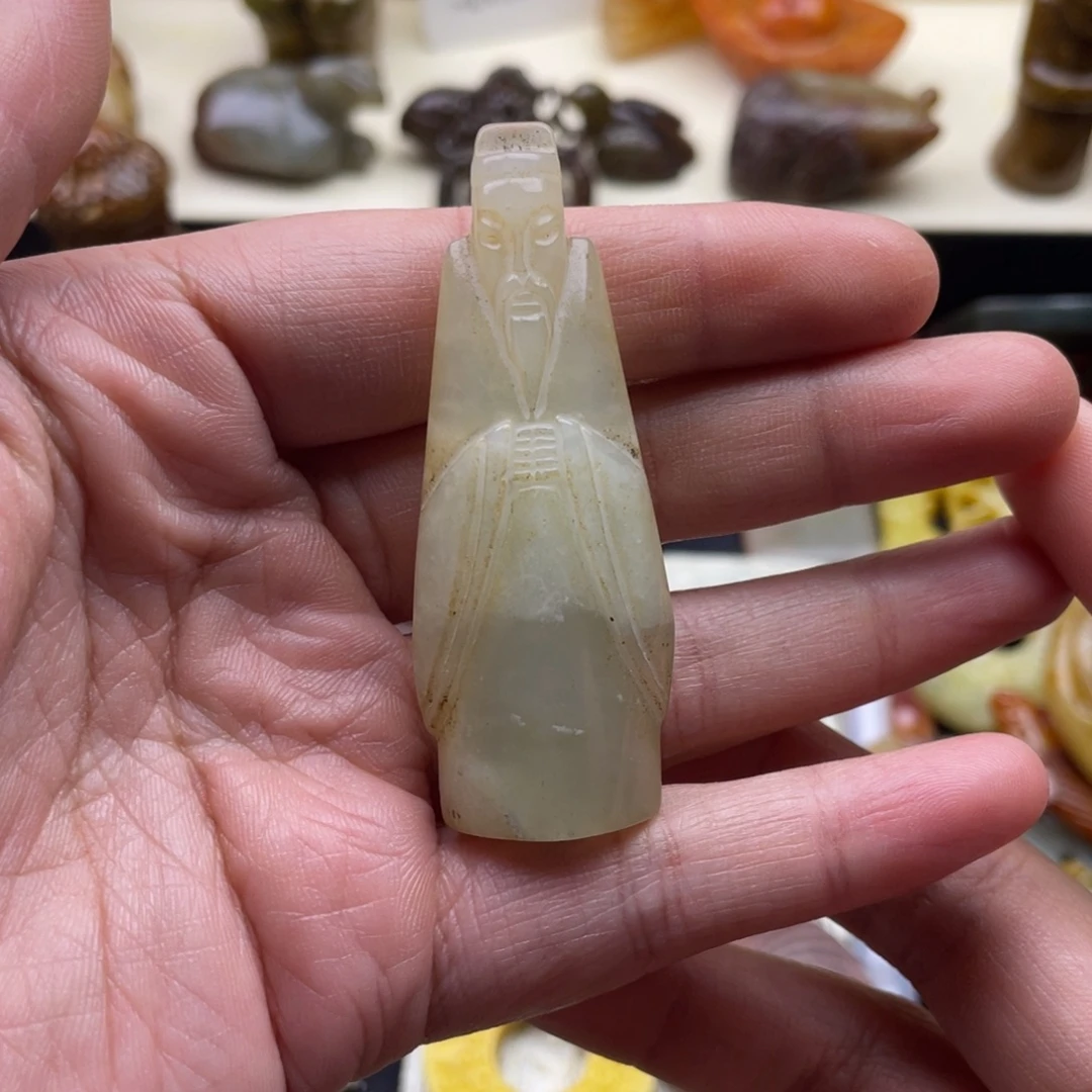 未镶嵌蛇纹石玉颈饰111