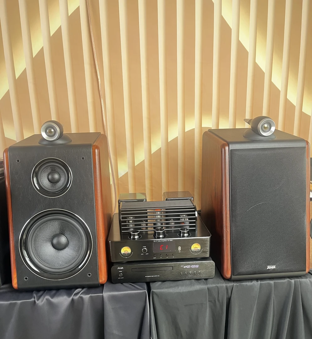 JOGK 纯CD机 880发烧胆机  8寸高保真HIFI音响组合套装发烧胆机