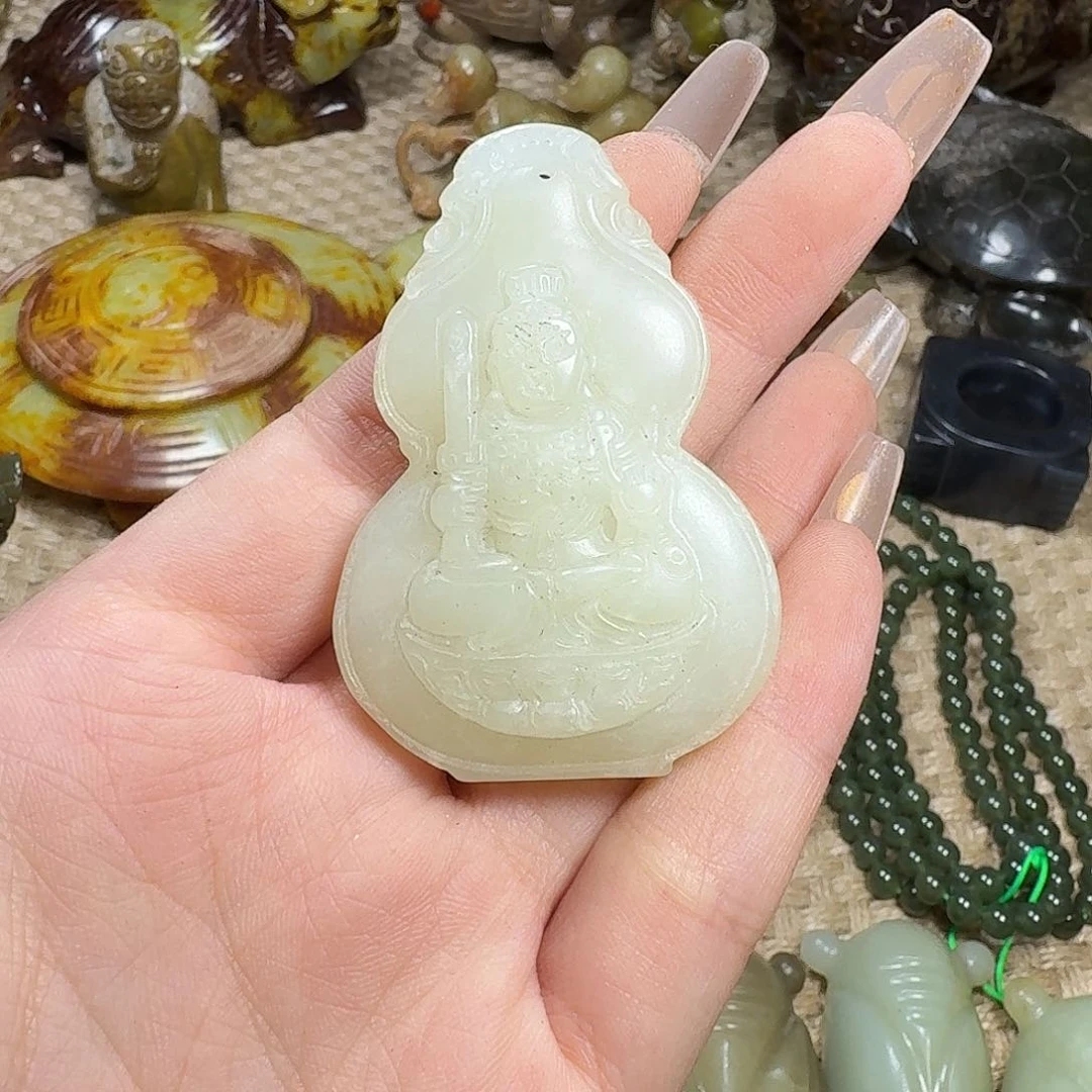 白玉菩提吊坠挂件