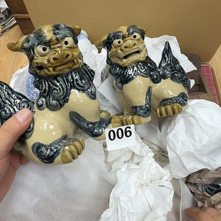 瓷片工艺品摆件瓷器摆件正能量
