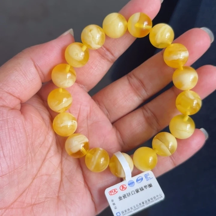 大****琥珀未镶嵌珠宝奇石M159号11+金白妖花