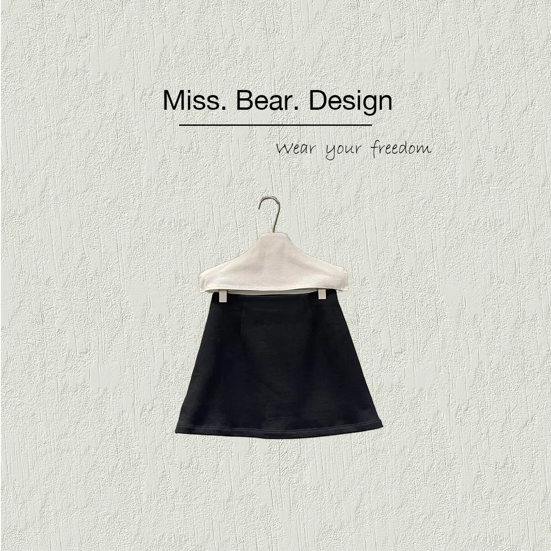 【MISS BEAR DESIGN】侧拉链半裙