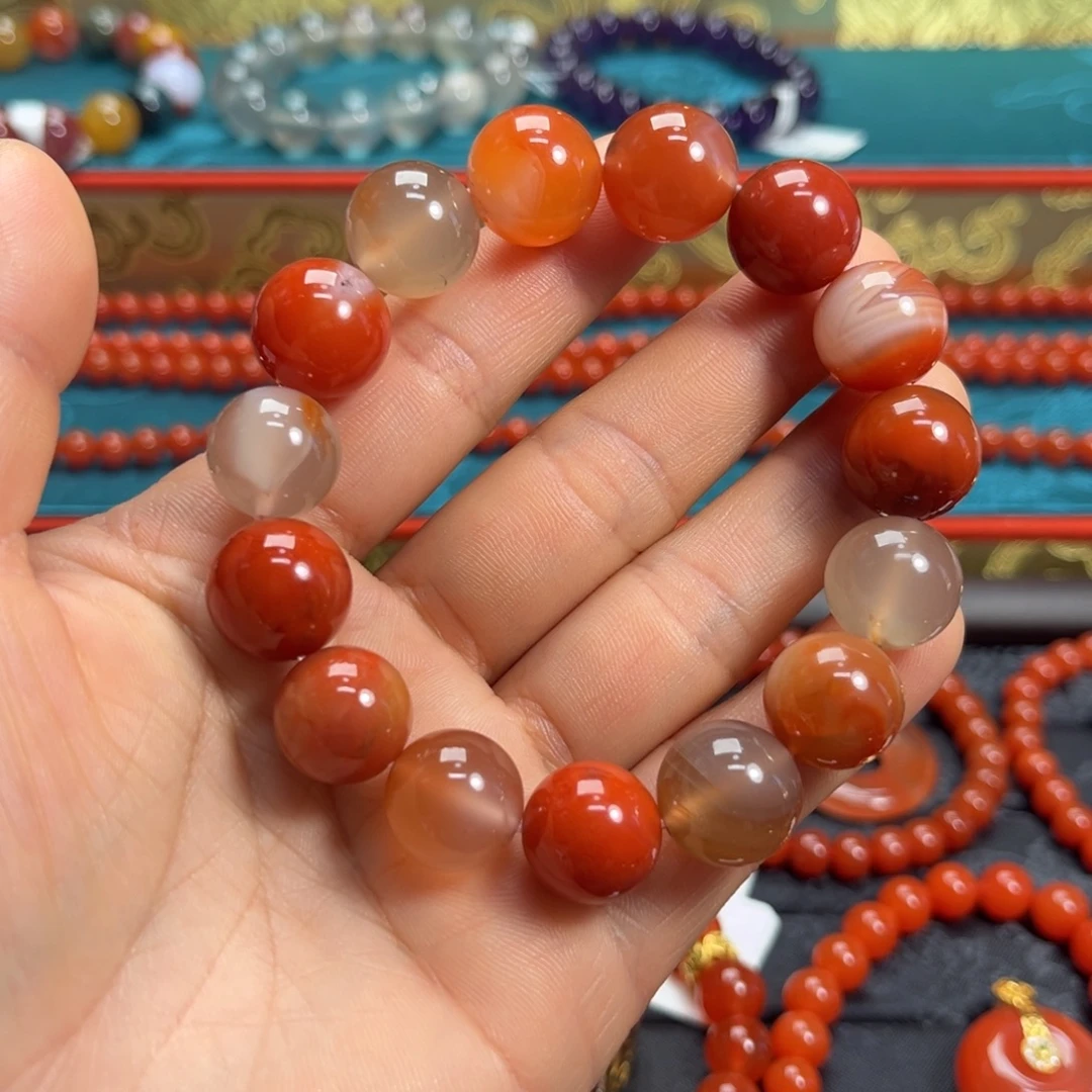 南红玛瑙未镶嵌手串