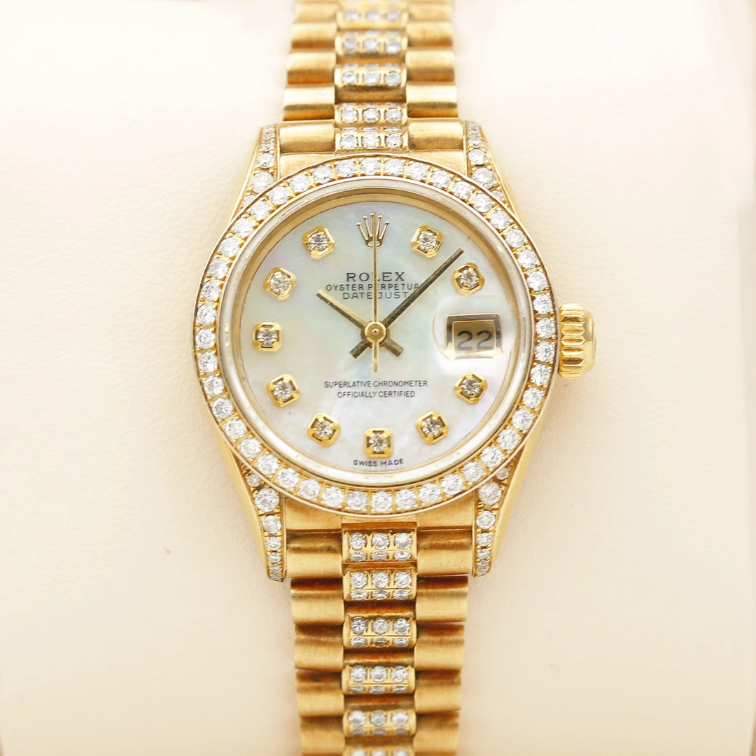 99新 Rolex/劳力士 捡漏价日志69178后钻18k金26mm
