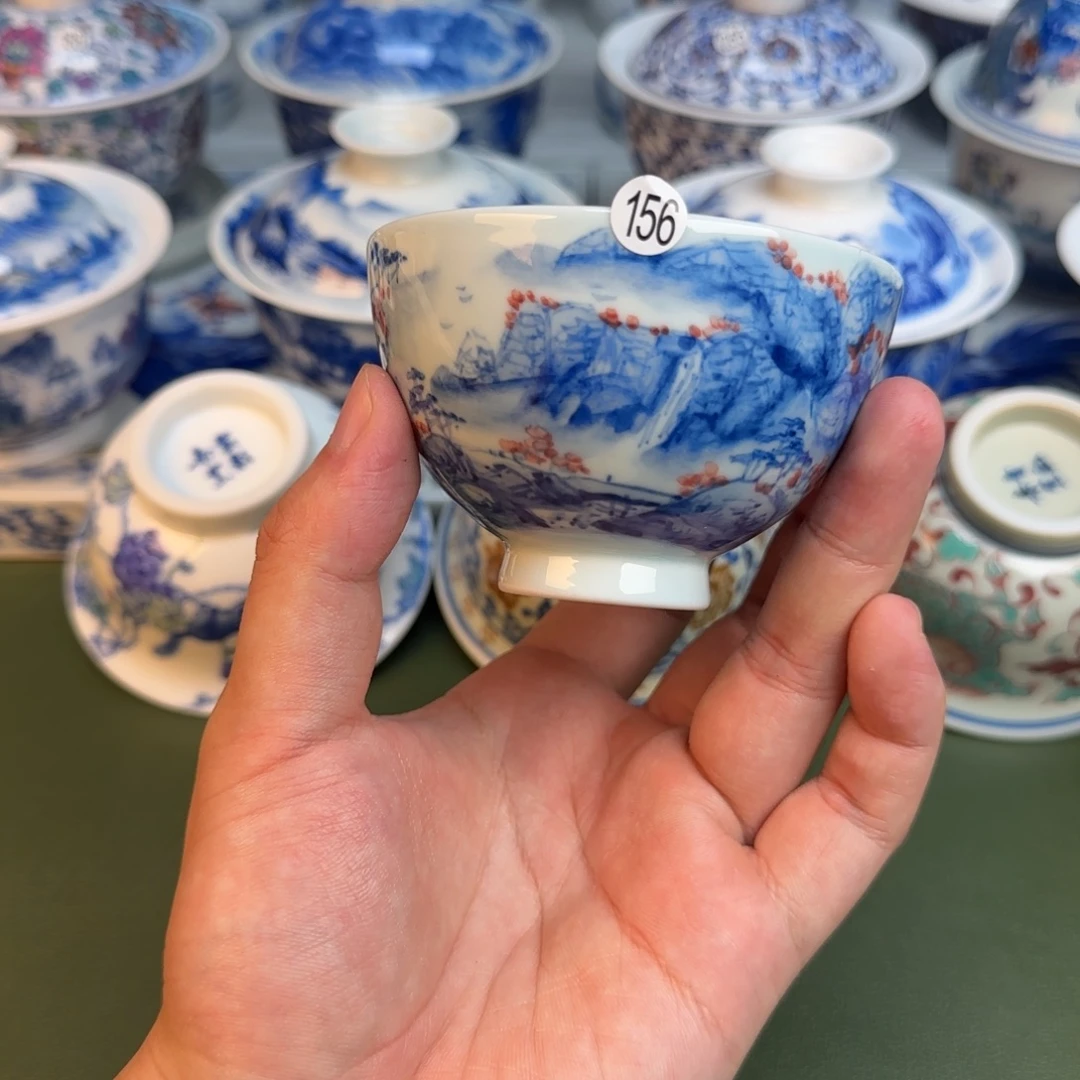 彦祖纯手工手绘茶具156