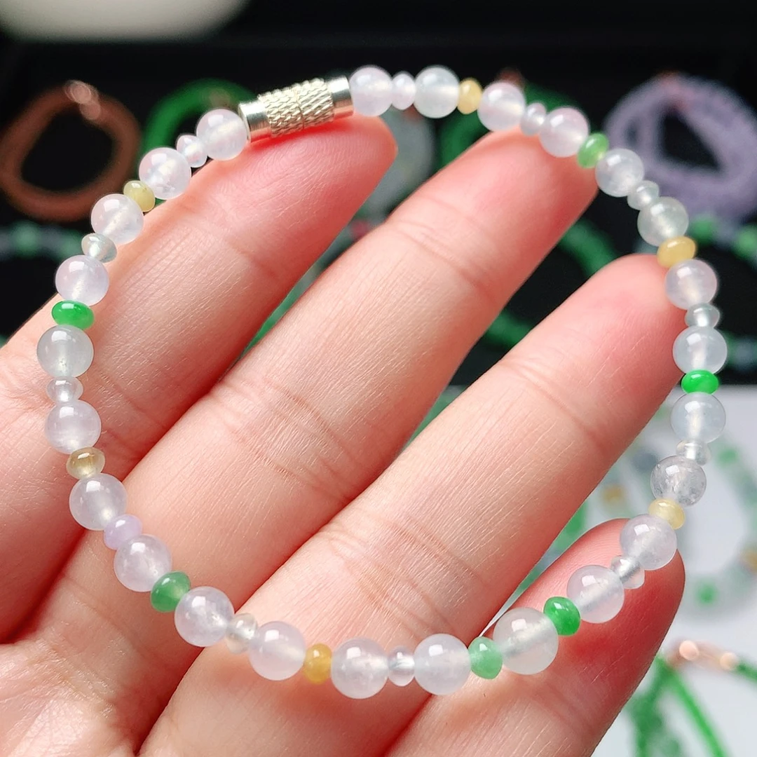 未镶嵌手链翡翠翡翠