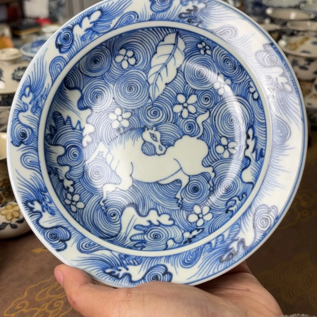 摆件陶景德镇手绘茶器