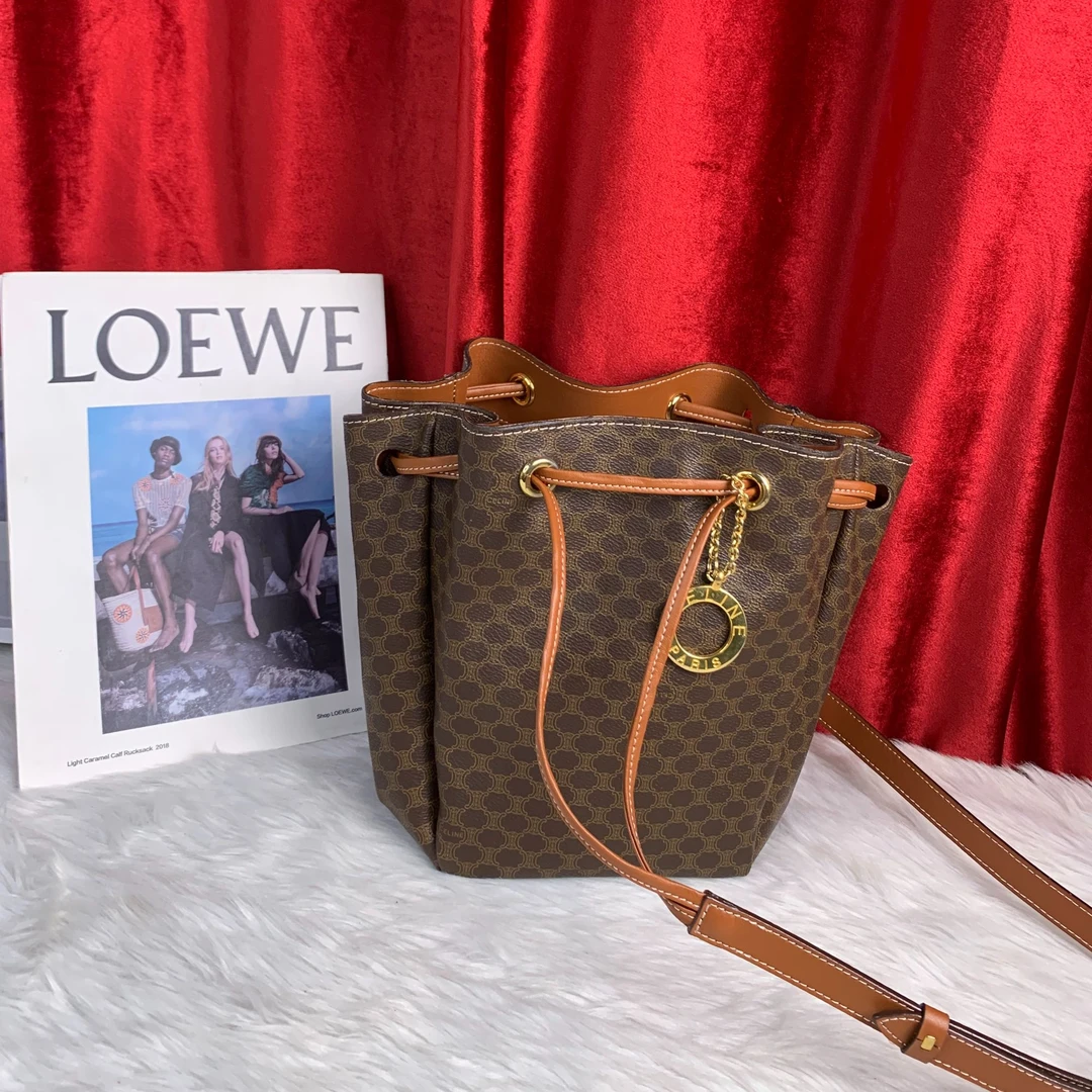95新 Celine/思琳 老花单肩包/WJ09810028/0028/修复品