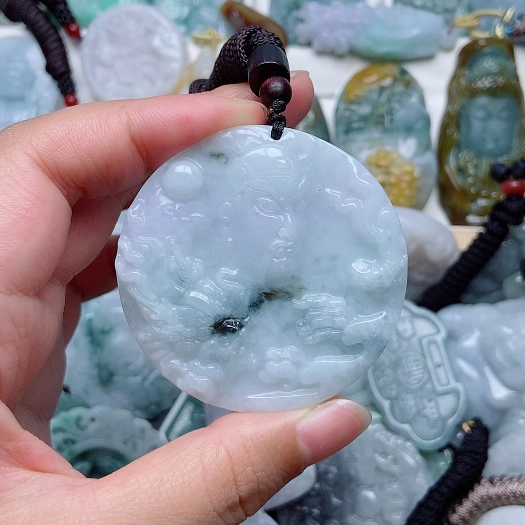 翡翠未镶嵌吊坠(不含链)翡翠