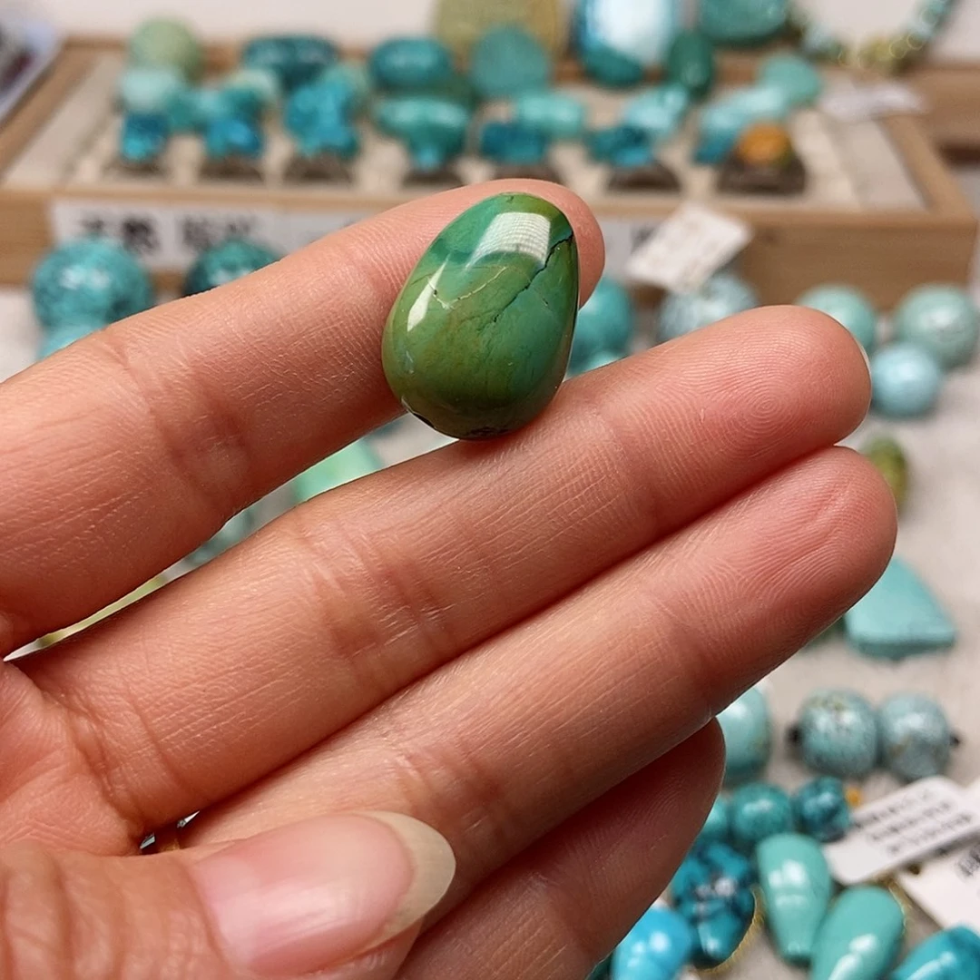 未镶嵌绿松石珠宝半成品