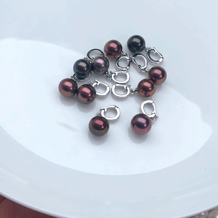 淡水珍珠颈饰银S925镶嵌